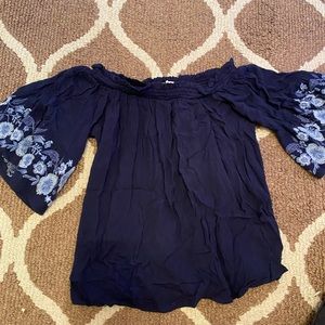 Off the shoulder shirt